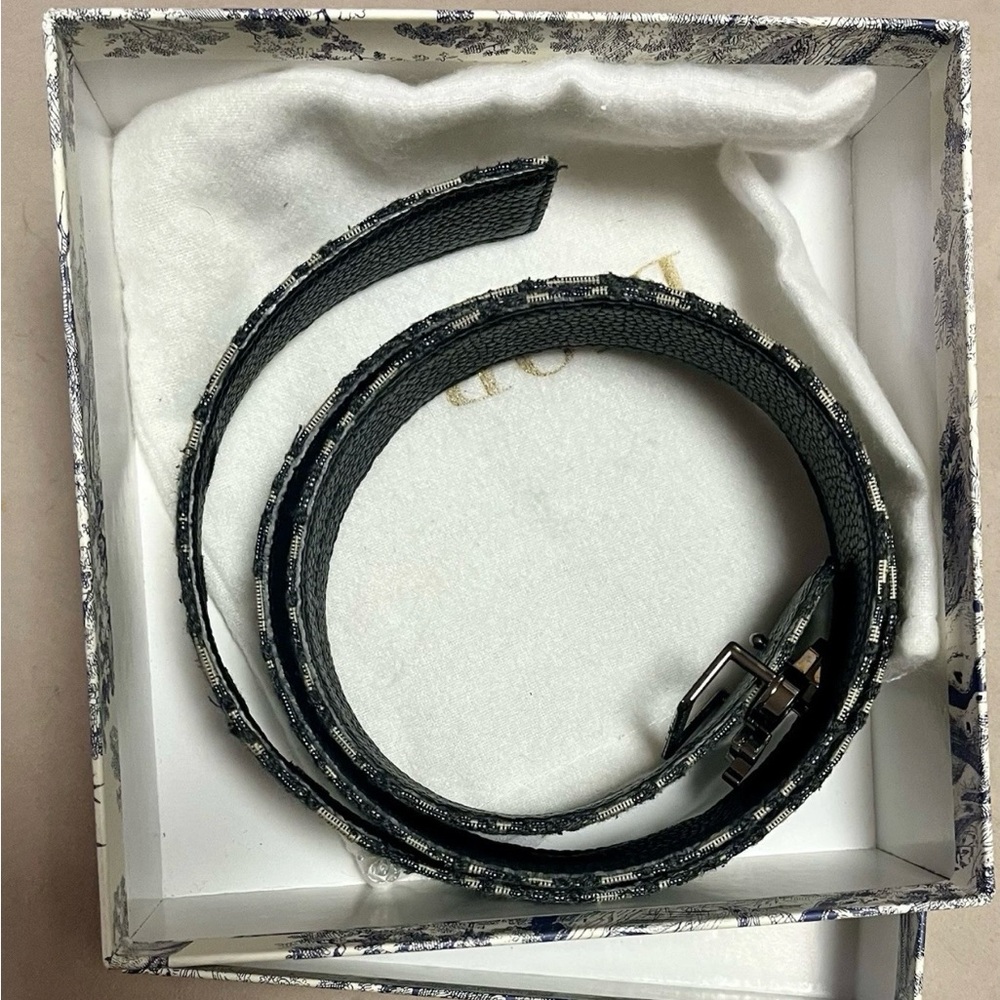 AUTHENTIC Christian Dior Oblique Belt